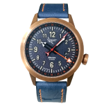Xicorr Spark GMT NOVAX bronze / men's bronze pilot's watch