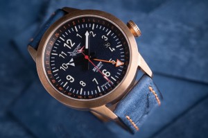 Xicorr Spark GMT NOVAX bronze / men's bronze pilot's watch