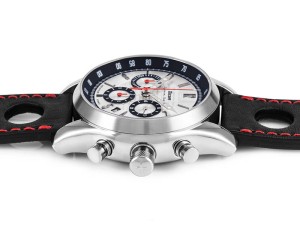 Syrena Sport SLr (Silver Red Hands) | zegarek męski | srebrny
