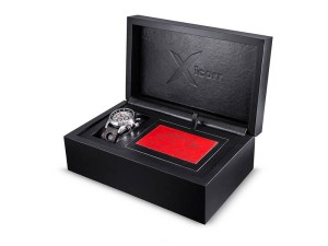Syrena Sport SLr (Silver Red Hands) | zegarek męski | srebrny