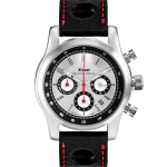 Syrena Sport SLr (Silver Red Hands) | zegarek męski | srebrny