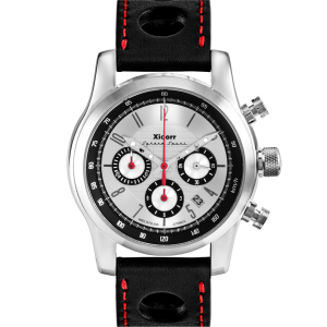 Syrena Sport SLr (Silver Red Hands) | zegarek męski | srebrny
