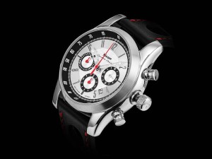 Syrena Sport SLr (Silver Red Hands) | zegarek męski | srebrny