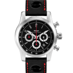 Syrena Sport BKr (Black Red Hands) | zegarek męski | czarny
