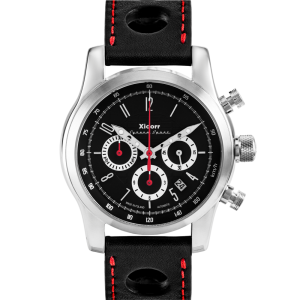 Syrena Sport BKr (Black Red Hands) | zegarek męski | czarny