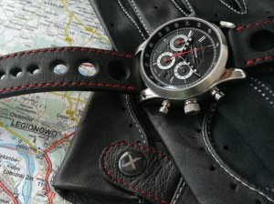 Syrena Sport BKr (Black Red Hands) | zegarek męski | czarny