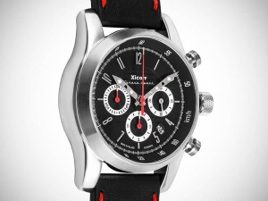 Syrena Sport BKr (Black Red Hands) | zegarek męski | czarny