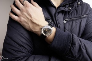 G. Gerlach Navigator Mk 3 GMT | zegarek męski | grafitowa tarcza 