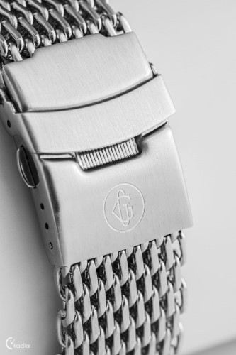 G. Gerlach | bransoleta stalowa 316L do zegarka | 20 mm | mesh shark