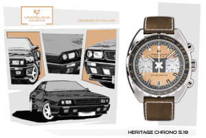 Vratislavia Conceptum Heritage Chrono S.19 | zegarek męski chronograf | S19B