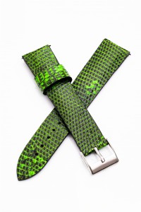 Leather strap Redus  20mm / Forest Dragon / Green / Quick pin 