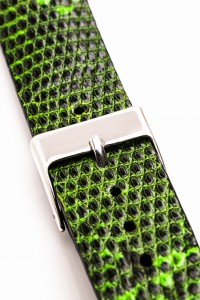 Leather strap Redus  20mm / Forest Dragon / Green / Quick pin 