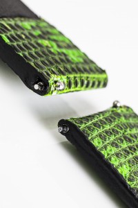 Leather strap Redus  20mm / Forest Dragon / Green / Quick pin 