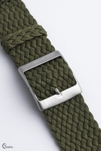 G. Gerlach Perlon strap 22 mm / green