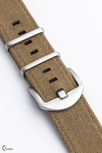 G. Gerlach Canvas strap 20 mm / brown