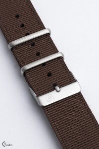 G. Gerlach nylon strap 20 mm / brown