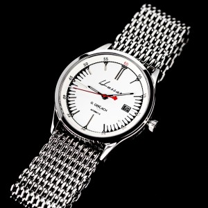 G. Gerlach Hussar | polska husaria | zegarek męski | biała tarcza | bransoleta 