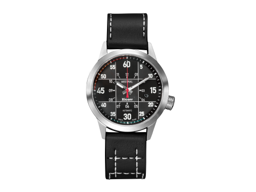 Xicorr Mistral BKr Black Red | Zegarek męski | Czarna tarcza | Czerwone detale | Polonez