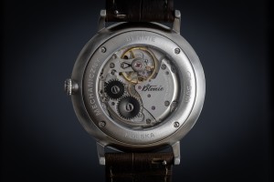 Błonie Zodiak Mechaniczny 1 | Zegarek męski | Beżowa tarcza szampański budyń | Brązowy pasek