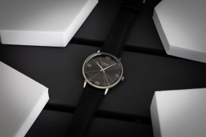 Błonie Zodiak Mechaniczny 2 | Zegarek męski | Czarna tarcza klasyczna | Czarny pasek