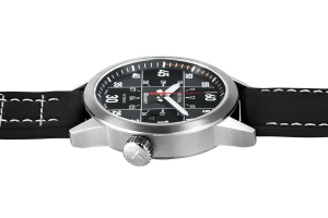 Xicorr Mistral BKr Black Red | Zegarek męski | Czarna tarcza | Czerwone detale | Polonez