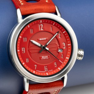 Xicorr 200 RD (Red) | zegarek męski automatyczny | czerwona tarcza | czerwony pasek 