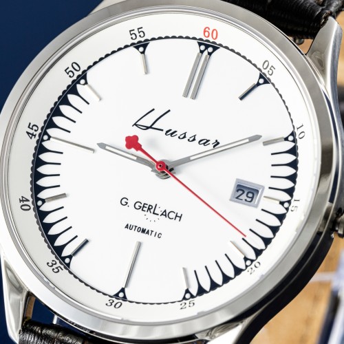 G. Gerlach Hussar Polska Husaria | zegarek męski | biała tarcza