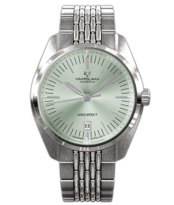 Zegarek VRATISLAVIA CONCEPTUM – ARCHITEKT IV Automatic jasnozielony