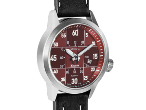 Xicorr MISTRAL BX / BordeauX men's watch claret polonez