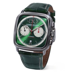 Zegarek męski ALEXANDER SHOROKHOFF Square & Round - Kwadratowe i okrągłe - Limitowany - 44,5 mm