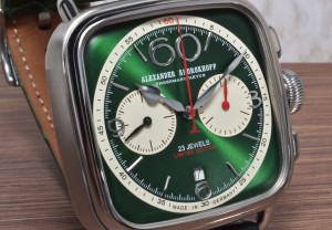 Zegarek męski ALEXANDER SHOROKHOFF Square & Round - Kwadratowe i okrągłe - Limitowany - 44,5 mm