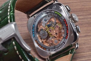 Zegarek męski ALEXANDER SHOROKHOFF Square & Round - Kwadratowe i okrągłe - Limitowany - 44,5 mm