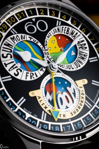 Men's Watch ALEXANDER SHOROKHOFF Full Calendar Cadamomo Black AS.VK-CDMM4 - 43,5 mm