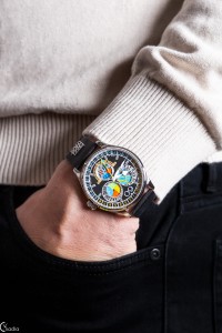 Men's Watch ALEXANDER SHOROKHOFF Full Calendar Cadamomo Black AS.VK-CDMM4 - 43,5 mm