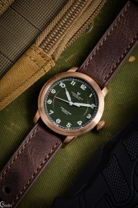 Zegarek męski VRATISLAVIA CONCEPTUM PRO-MILITARI DURUM Limitowany z Brązu 40 mm