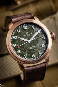 Zegarek męski VRATISLAVIA CONCEPTUM PRO-MILITARI DURUM Limitowany z Brązu 40 mm