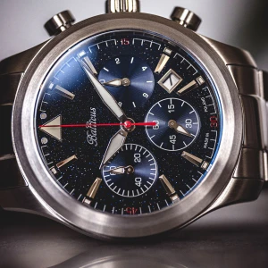 Balticus Flying Seal Latająca Foka BALFSQCHAVE zegarek męski | granatowa tarcza awenturyn, bransoleta + pasek