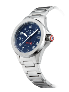 Zegarek męski YEMA Flygraf French Air | Limitacja srebrny YAA21-GMS 