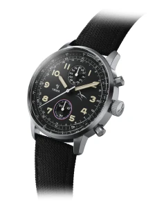 Zegarek męski YEMA Flygraf Bi-Compax French Air Force Chronograph | YMHF1582AA-AA - 40 mm