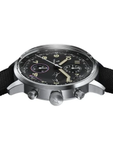 Zegarek męski YEMA Flygraf Bi-Compax French Air Force Chronograph | YMHF1582AA-AA - 40 mm