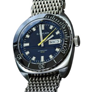 G. Gerlach Enigma | Zegarek męski | Czarna tarcza | Diver