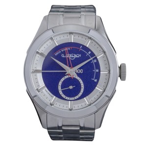 G. Gerlach Marshal Piłsudski Automatic / limited blue men's watch / bracelet + strap