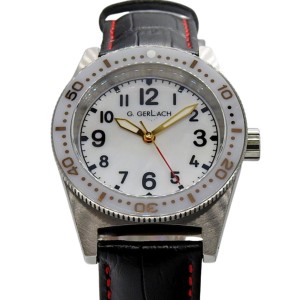 G. Gerlach Wojtek The Soldier Bear (white) / men's watch