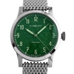 G. Gerlach Tatry / Men's watch with a green dial on bracelet