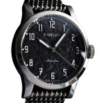 G. Gerlach Tatry / Men's watch with black dial on bracelet