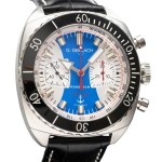 G. Gerlach Poseidon Chronograf | Zegarek męski mechaniczny | Biała tarcza
