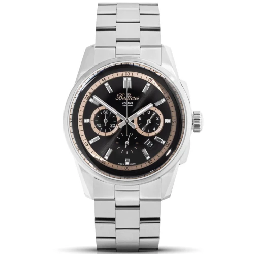 Zegarek męski Balticus Volans Chronograf (czarny) - BAL-VSCHBAC