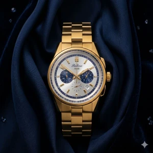 Zegarek męski Balticus Volans Chronograf (złoty) - BAL-VSCHSBGU