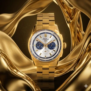 Zegarek męski Balticus Volans Chronograf (złoty) - BAL-VSCHSBGU