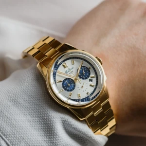 Zegarek męski Balticus Volans Chronograf (złoty) - BAL-VSCHSBGU